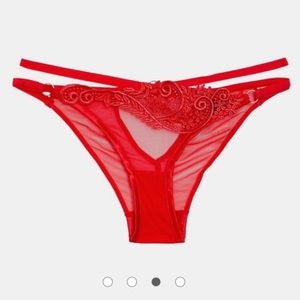 Bluebella Red Panties Size XS/4 US New
